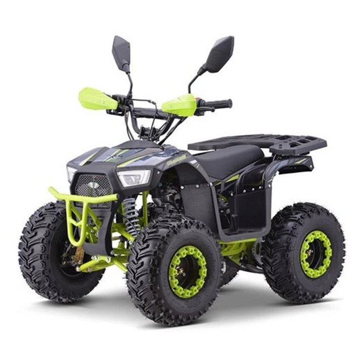 Atv Minirocket MiniCommander II, 110cc, roti 7", negru-verde, 1215x750x790mm