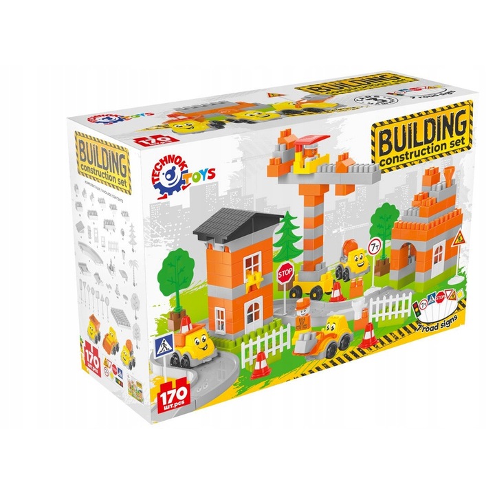 Конструктор 170 ел. TechnoK, многоцветен, за деца
