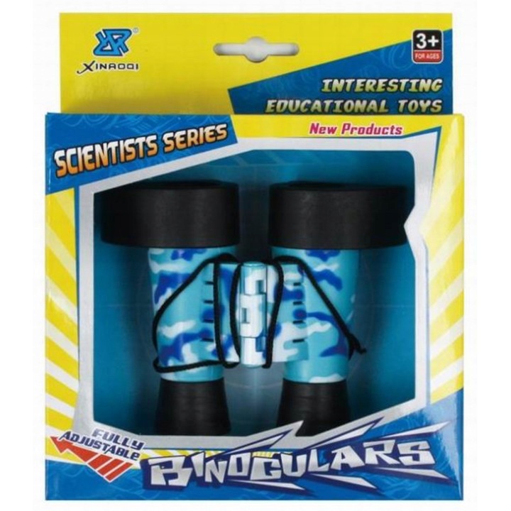 Gyermek távcső, Maksik, 16,5x19,5x5cm, könnyen kezelhető, ütésálló