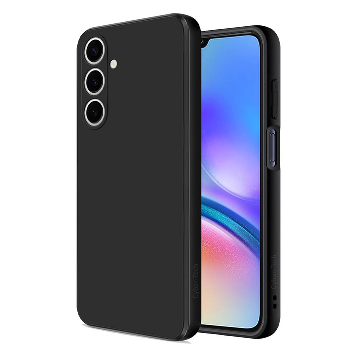 Husa Protectie din Silicon pentru Samsung Galaxy M54, Decupaje Precise, Stylish Anti-Slip Design, Materiale de Calitate Superioara, Negru