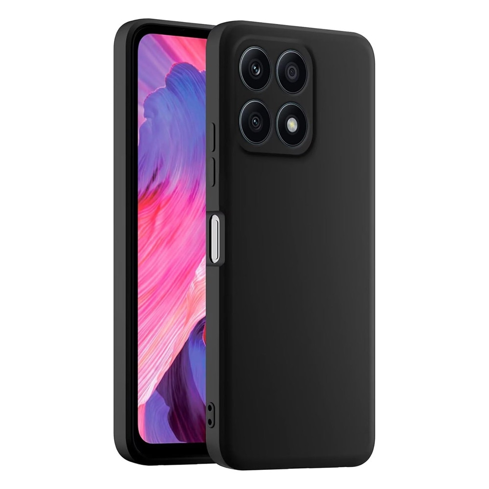 Husa Protectie din Silicon pentru Honor X8a, Decupaje Precise, Stylish Anti-Slip Design, Materiale de Calitate Superioara, Negru