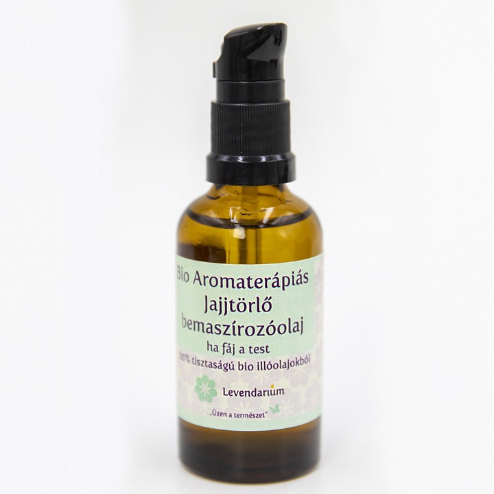 Bio Aromaterápiás Jajjtörlő Bemasszírozóolaj, 50 ml