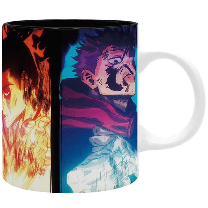 Чаша Abystyle Jujutsu Kaisen, 320 ml, керамика, може да се мие в съдомиялна машина, може да се използва в микровълнова фурна