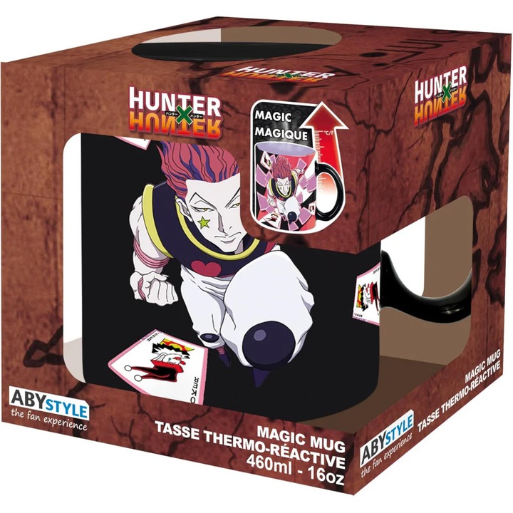 Чаша Hunter x Hunter, Abystyle, 460 мл, променяща цвета, керамика