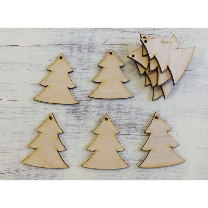 Lemn natur - Brad 5cm 10buc/pachet