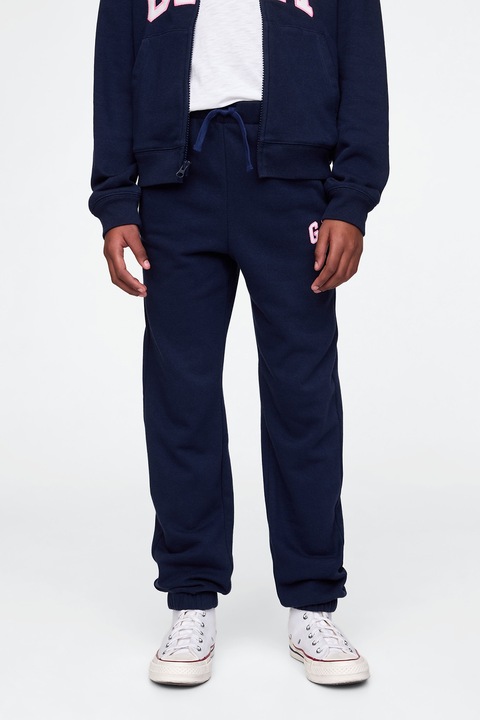 GAP, Спортен панталон със свободна кройка, Тъмносин