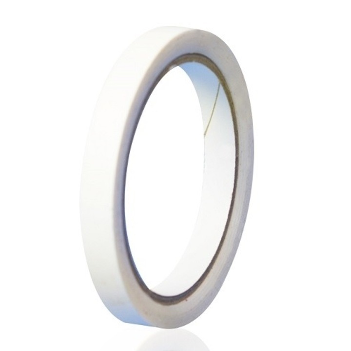 Banda pentru sigilat pungi NEOPAK, 9mmx54m, Alb, cu adeziv Solvent