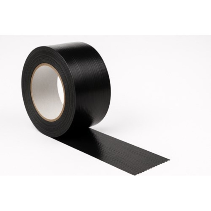 Banda de reparatii NEOPAK, Duct Tape, 48mmx50m, Negru, Adeziv Hotmelt, Puternica