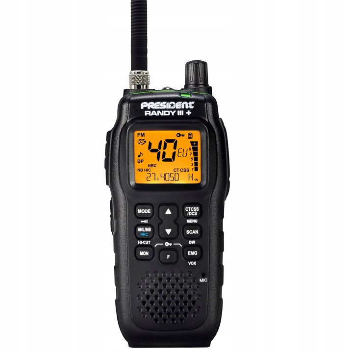 Радио CB портативно President Randy III+, с батерия, 7 цвята