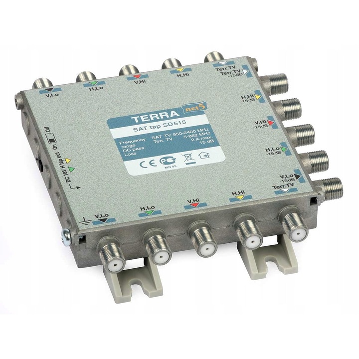 Splitter TV/SAT SD-515, 950-2400 MHz, 126x135x30mm, 0.4kg