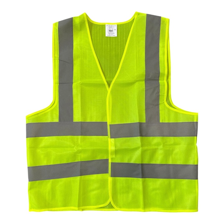 Vesta reflectorizanta de inalta vizibilitate, 57 x 67 cm, 2 bucati