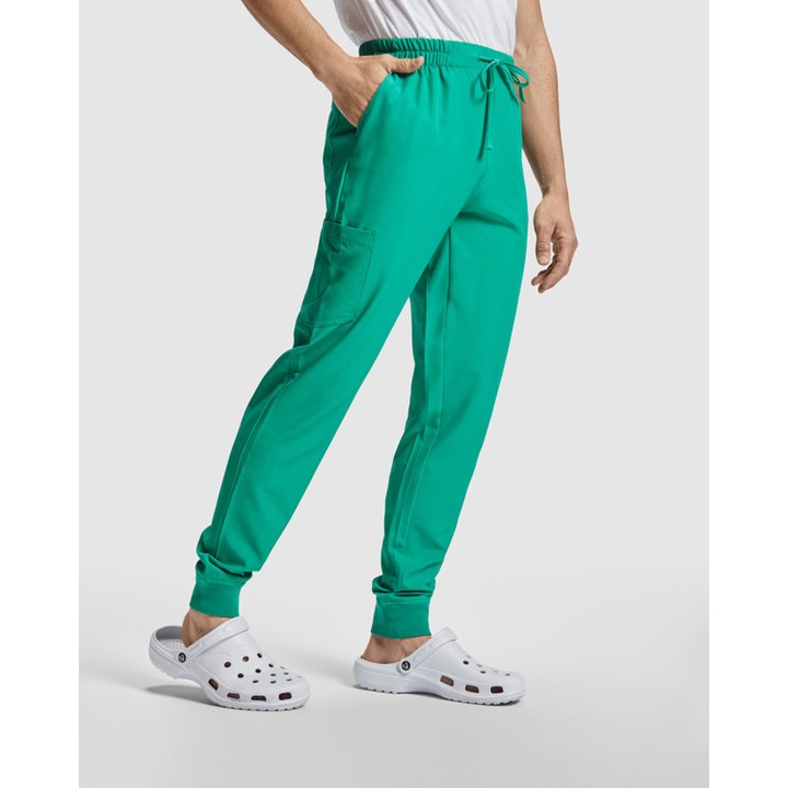 Pantaloni medicali Unisex Culoare Verde Laborator Marime S