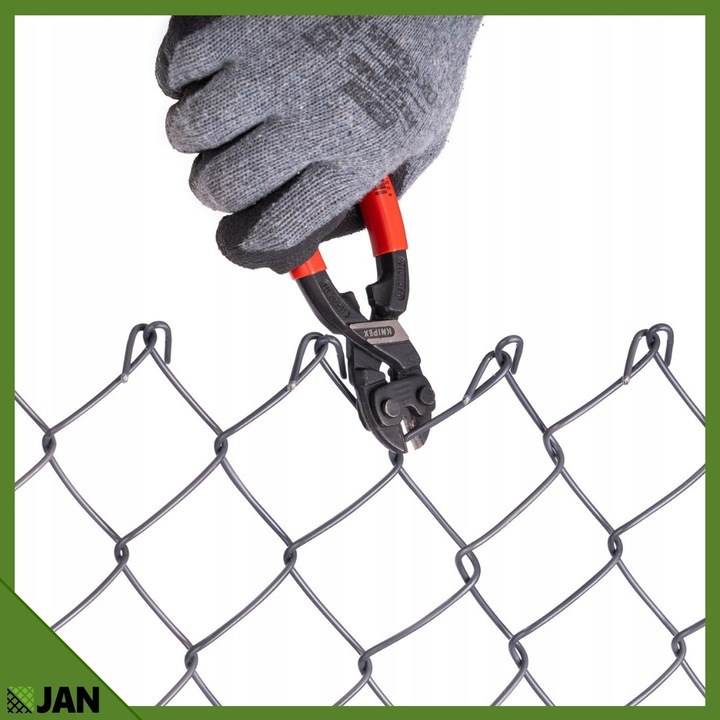 Plasa gard impletita grafit RAL 7016, 50x50mm, fir 1.8x2.8mm, inaltime 1.5m, 15mb, strat polimer, protectie rugina, estetica moderna, rezistenta soare, inghet, durabila