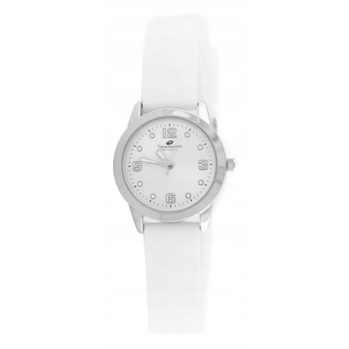 Ceas copii Timemaster 185/02, argintiu, curea cauciuc, set cu cutie si accesorii