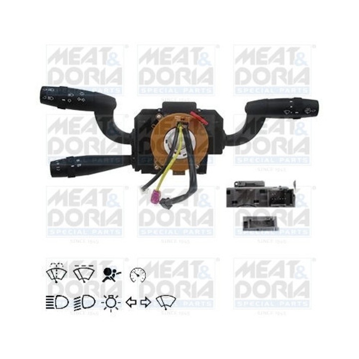 Fényszórókapcsoló MEAT & DORIA, Fiat Ducatohoz, RAR tanúsítvánnyal, jóváhagyott