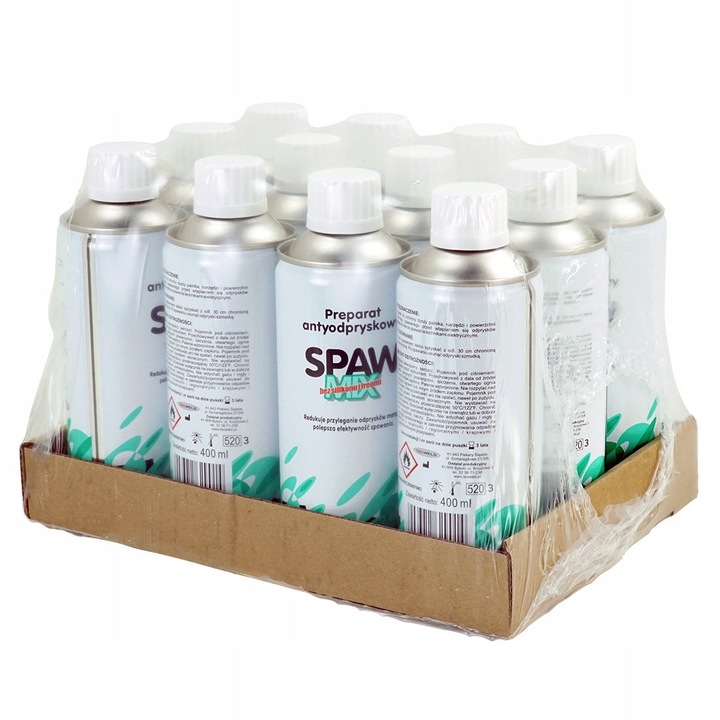 Spray anti-stropire Spawmix 400ml, set 12 bucati, pentru protectie sudare
