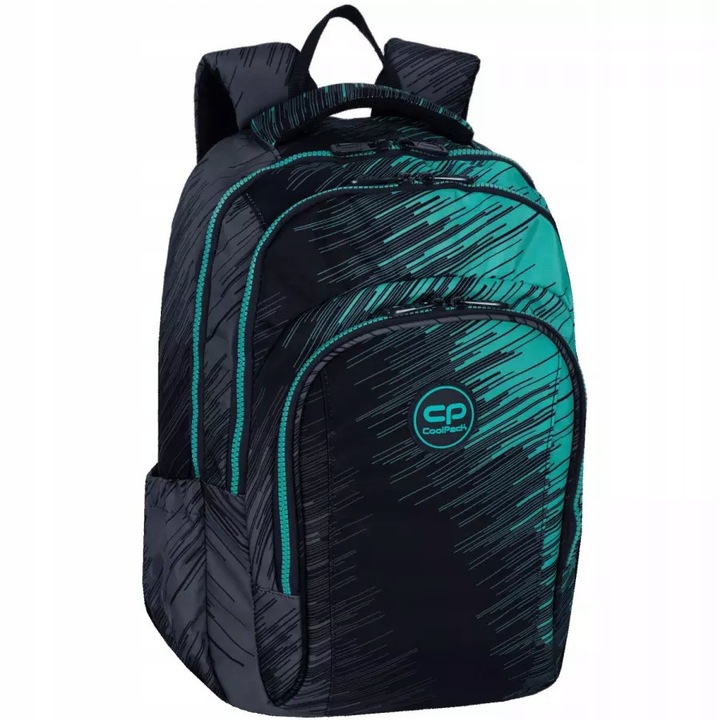 CoolPack Rift Mint hátizsák, 18", 45x29x15cm, rendszerezővel, betörésgátló zsebbel