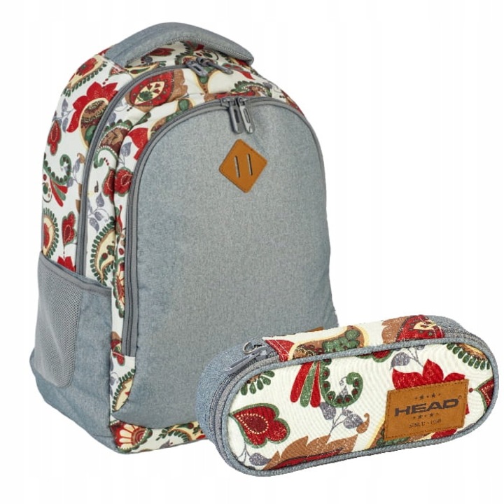 Iskolaszett Astra, 2 rekeszes hátizsák, 24L, tolltartó, többszínű, 45x31x17cm