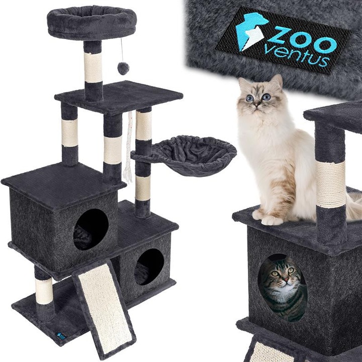 Ansamblu de joaca pentru pisici, 115cm