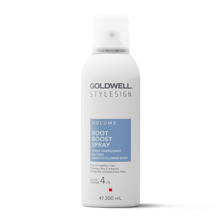 Goldwell Stylesign Volume Root Boost Spray 200ml, fixativ pentru volum, tehnologie FlexShine, pentru par subtire si slab
