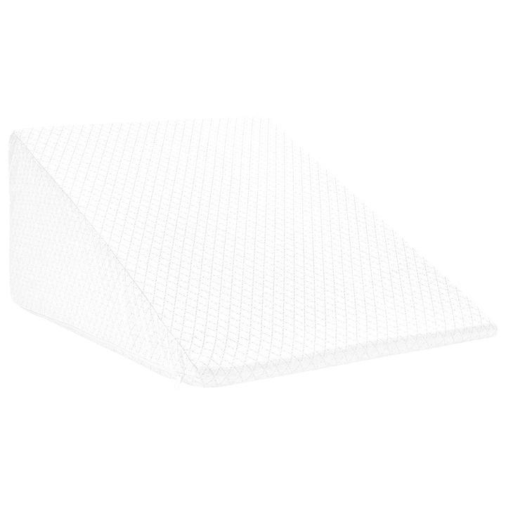 Pillow pentru vidaXL, Picioare Alb 60 x 50 x 30 cm Spuma cu Memorie