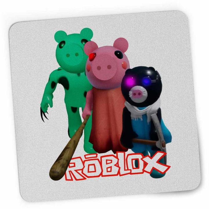 Mousepad Piggy Dinopiggy Roblox Mimiblue, 21x19cm