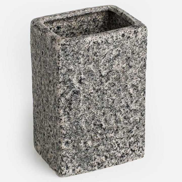 Kerámia fogkefetartó, 12x10cm