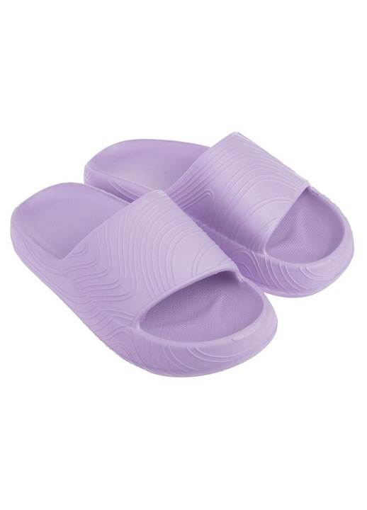 Papuci Plaja Femei Slapi Vara EVA Talpa Groasa Reliefata Lila Incaltaminte Piscina Casa Vacanta Mare Antiderapanti Marime 37-38 SHOPIENS®