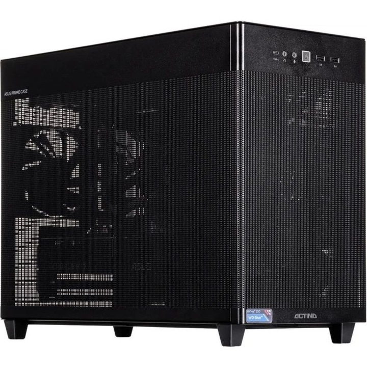 Desktop PC Actina 5901443430612, AMD Ryzen 7 - 7800X3D 8 C / 16 T, 3.3 GHz - 5.0 GHz, 32 GB RAM, 1 TB SSD, Fara unitate optica, AMD Radeon RX 9070 XT 16 GB, 750 W, Fara sistem de operare