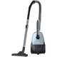 Прахосмукачка с торба Philips XD1142/10 серия 2000, Мощност 750W, HEPA филтрираща система, Многофункционална всмукателна глава, 9 м кабел, 2x 3 л торби, Аксесоар за мебели и животински косми, Син/Черен