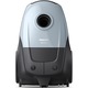Прахосмукачка с торба Philips XD1142/10 серия 2000, Мощност 750W, HEPA филтрираща система, Многофункционална всмукателна глава, 9 м кабел, 2x 3 л торби, Аксесоар за мебели и животински косми, Син/Черен