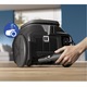 Прахосмукачка с торба Philips XD1142/10 серия 2000, Мощност 750W, HEPA филтрираща система, Многофункционална всмукателна глава, 9 м кабел, 2x 3 л торби, Аксесоар за мебели и животински косми, Син/Черен