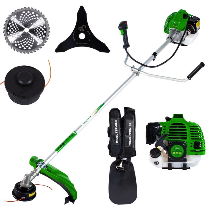 Motocoasa Micul Fermier GF-2292, 6CP, Motor 2 timpi, Accesorii Incluse