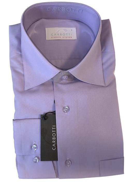 Camasa barbati REGULAR FIT, cu maneca LUNGA LILA, bumbac-poliester, marimea S (37-38)