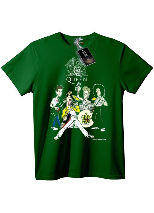 Póló Queen Rajzfilm Zenekar, Angolzöld