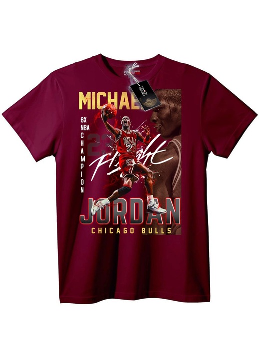 Tricou Michael Jordan 6x Campion NBA, Visiniu