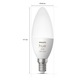 Bec LED lumanare B39 5.3W E14 RGB, Philips Hue