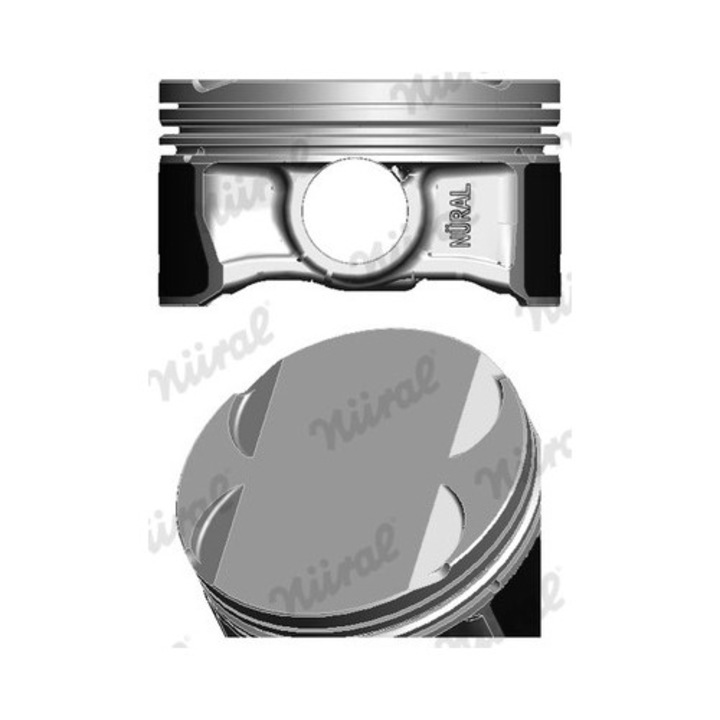 NÜRAL 87-425307-00 dugattyú BMW 3/5/X3/Z3/Z4, 2.5 benzin, RAR jóváhagyással