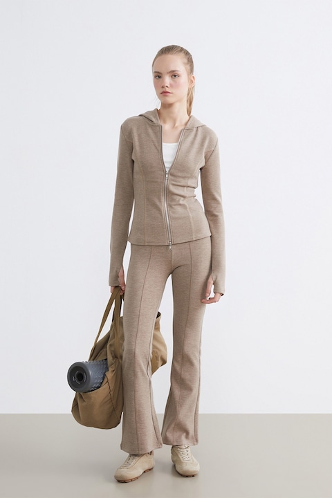 LC WAIKIKI, Colanti evazati cu talie medie, Maro nisip