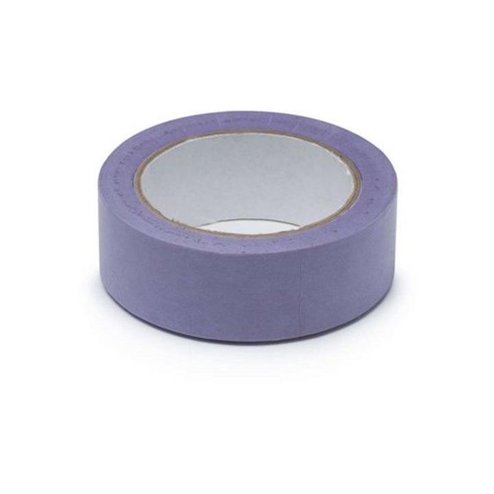 Banda adeziva NEOPAK de mascare, 38mmx50m, Violet, din hartie Japoneza WASHI, fara urme de adeziv