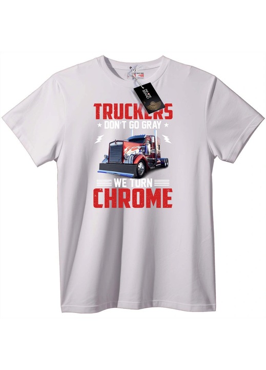 Тениска Шофьорите не Побеляват, Те Стават Хромирани, Alb