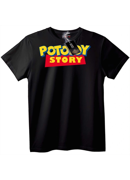 Tricou Poveste de Cartofi, Negru