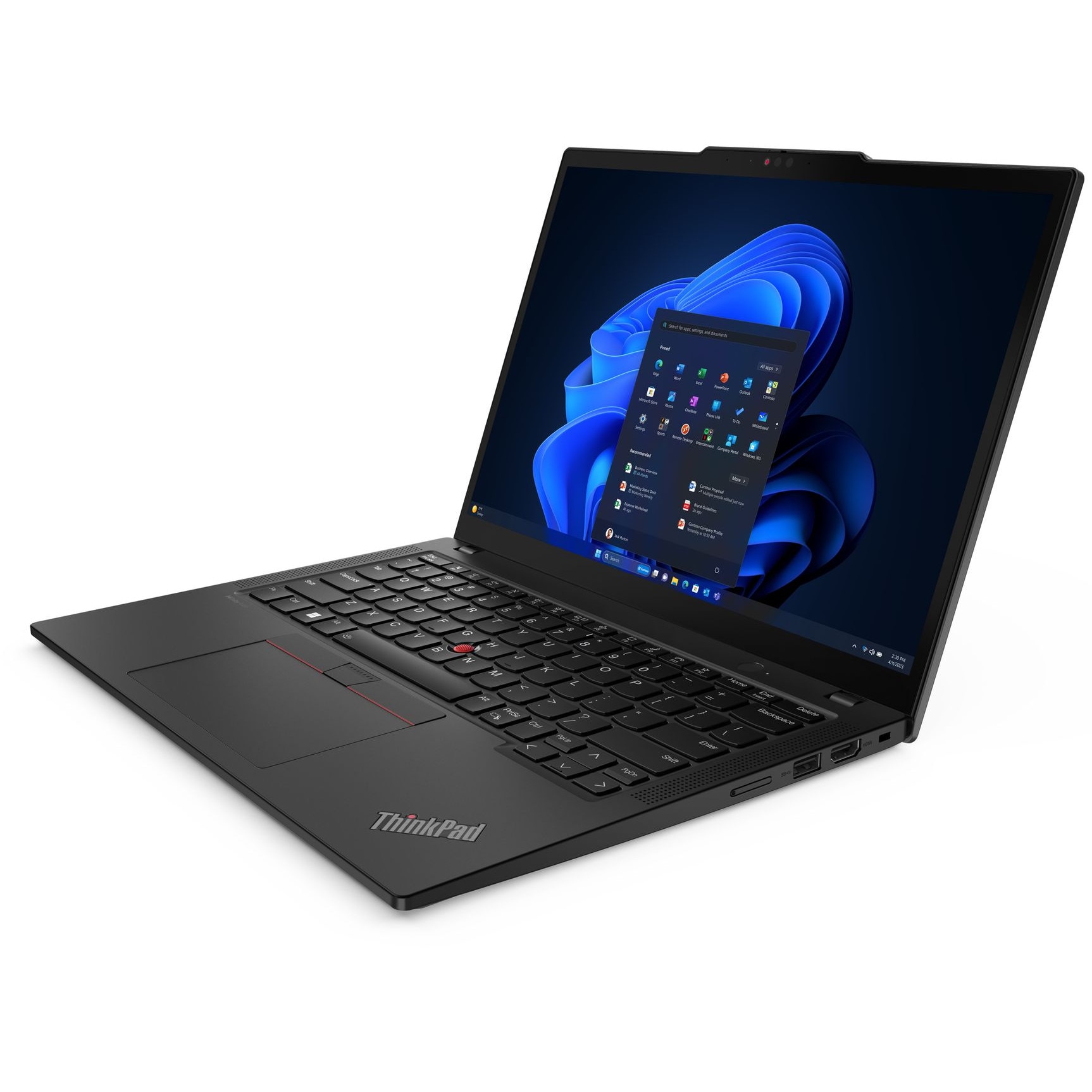 Laptop Lenovo ThinkPad X13 Gen 5 (Intel), 13.3" WUXGA 1920x1200 IPS Touch Screen, Intel Core Ultra 7 165U 12-core, 16 GB DDR5, 1TB SSD m2 PCIe, Intel Graphics, Windows 11 Pro, Carbon Aluminium Case 1.17 kg Black