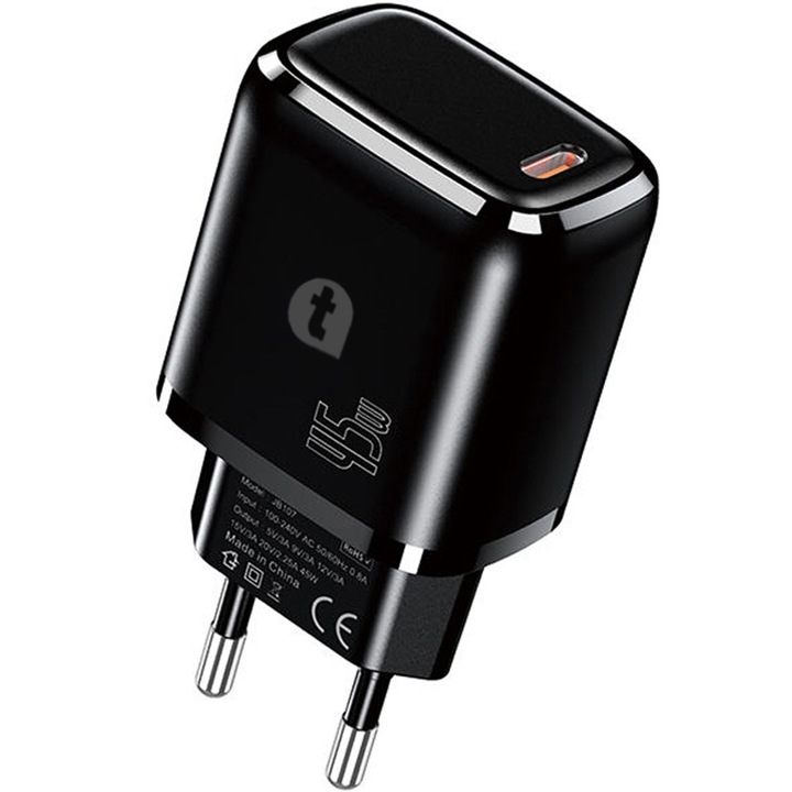 Incarcator retea telefonultau®, PD 45W, Fast Charging, USB-C, Black
