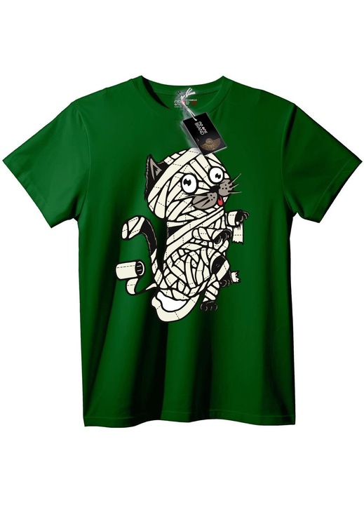 Múmia Macska Póló, Angolzöld