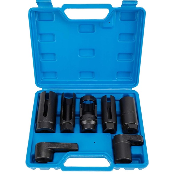 Set 7 Piese Chei Nasada pentru Demontare Senzori O2, Otel Cr-Mo, Dimensiuni Variate