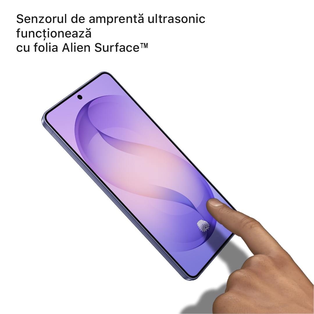 Folie protectie pentru Samsung Galaxy S26 Ultra, acoperire ecran compatibil cu husa, Alien Surface