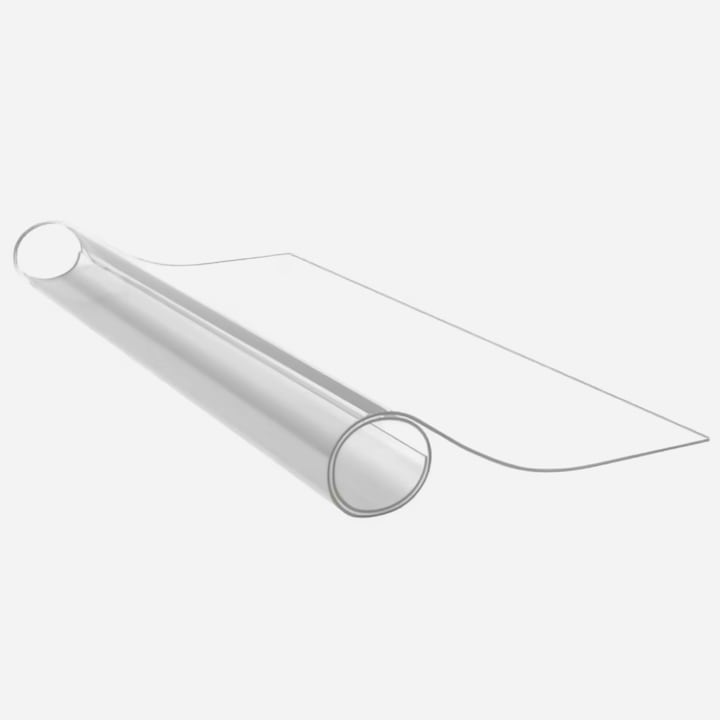 Fată de masă transparentă, PVC siliconat, impermeabilă, 50x80 cm