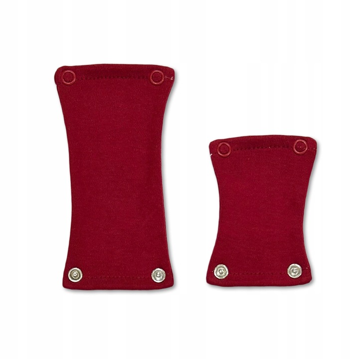 Set prelungitoare body 15x10cm, Dartomik, bumbac 100%, rosu