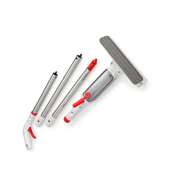 Set racleta geamuri cu spray si tija compatibila PAA-home, rezervor solutie si rezervor colectare – Curatare eficienta sticla